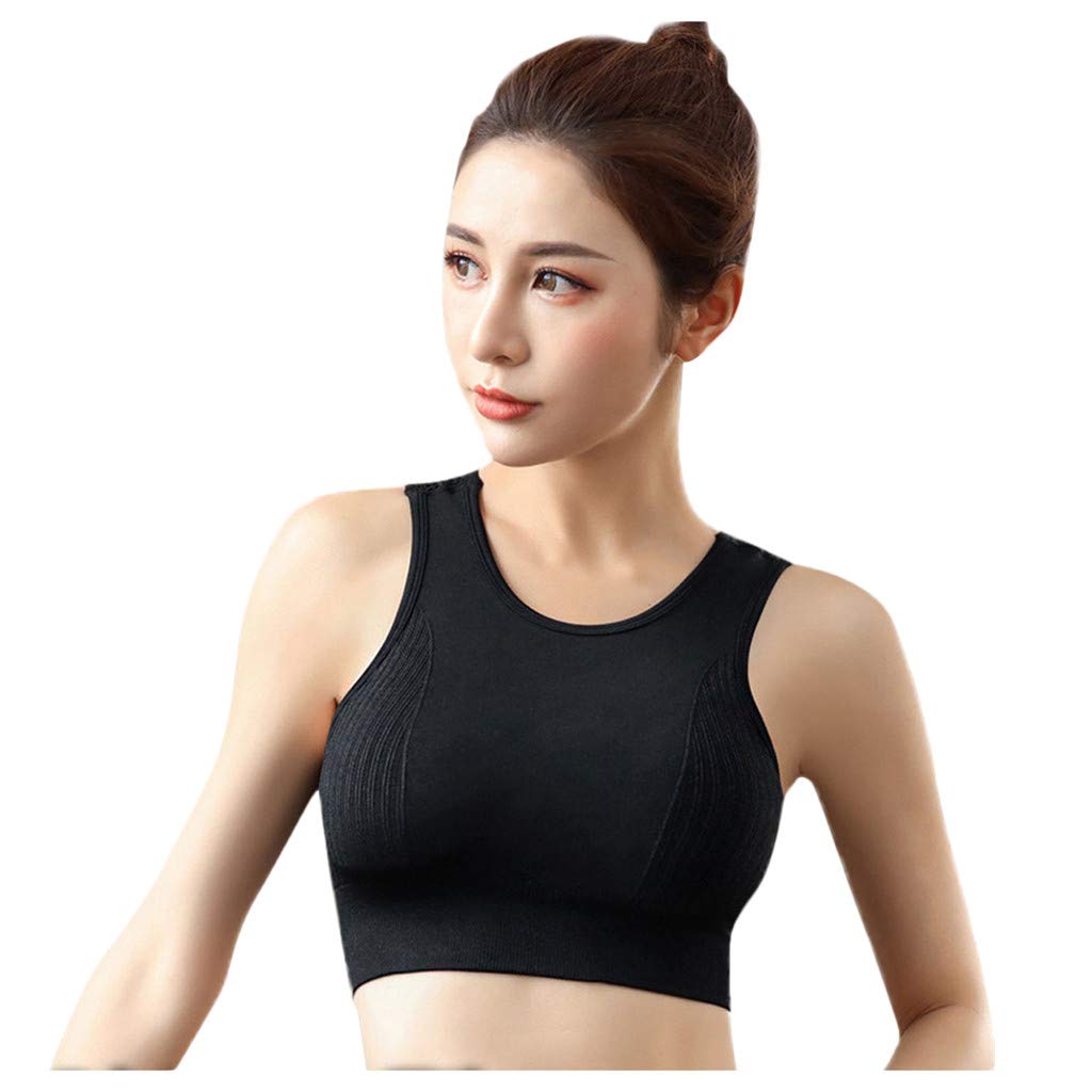 Women's Workout Tank Top - Breathable Yoga & Running Sports Bra for Training, Gym & Fitness - Comfortable Hollow-Out Design for Active Lifestyles