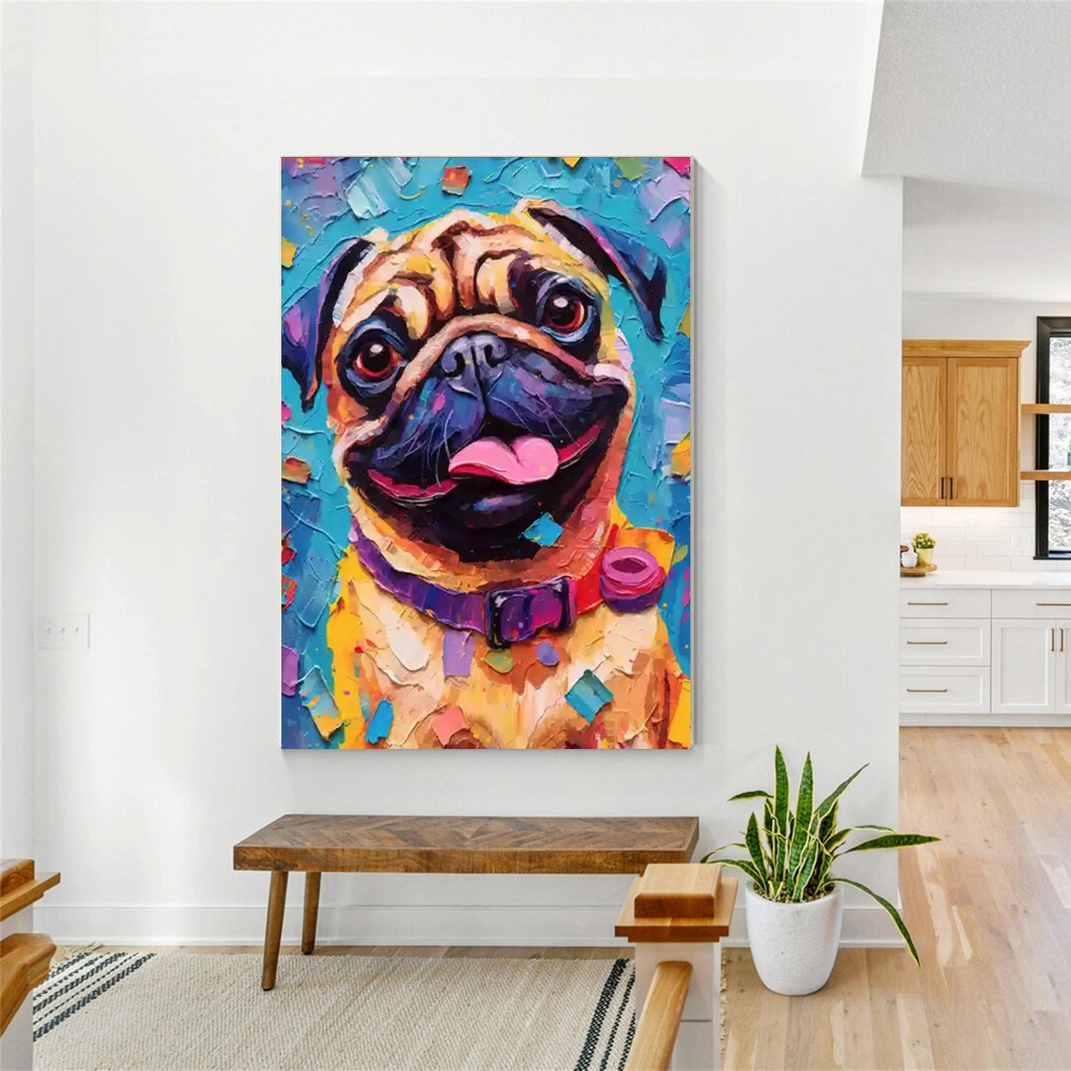 Animal Art Painting #AP151 - Handmade Wildlife Canvas Art for Home & Office Decor | Perfect for Living Room, Bedroom, or Gift