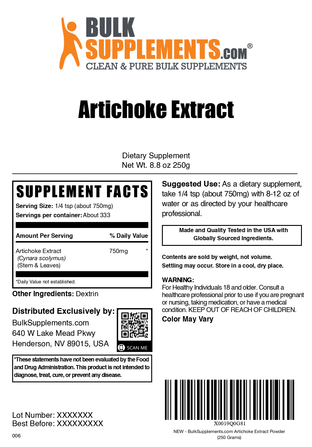 Organic Artichoke Extract Powder for Liver Detox & Digestive Health - Pure Supplement for Weight Loss, Cholesterol Support & Gut Wellness - Use in Smoothies, Teas & Recipes