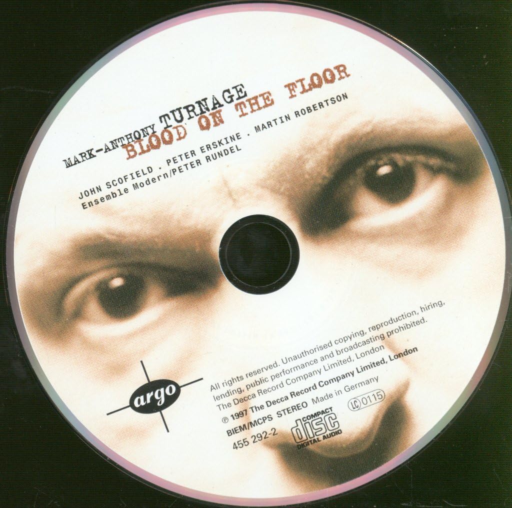 Turnage: Blood On The Floor - Modern Classical Music CD | Emotional Orchestral Composition for Concert Halls & Home Listening
