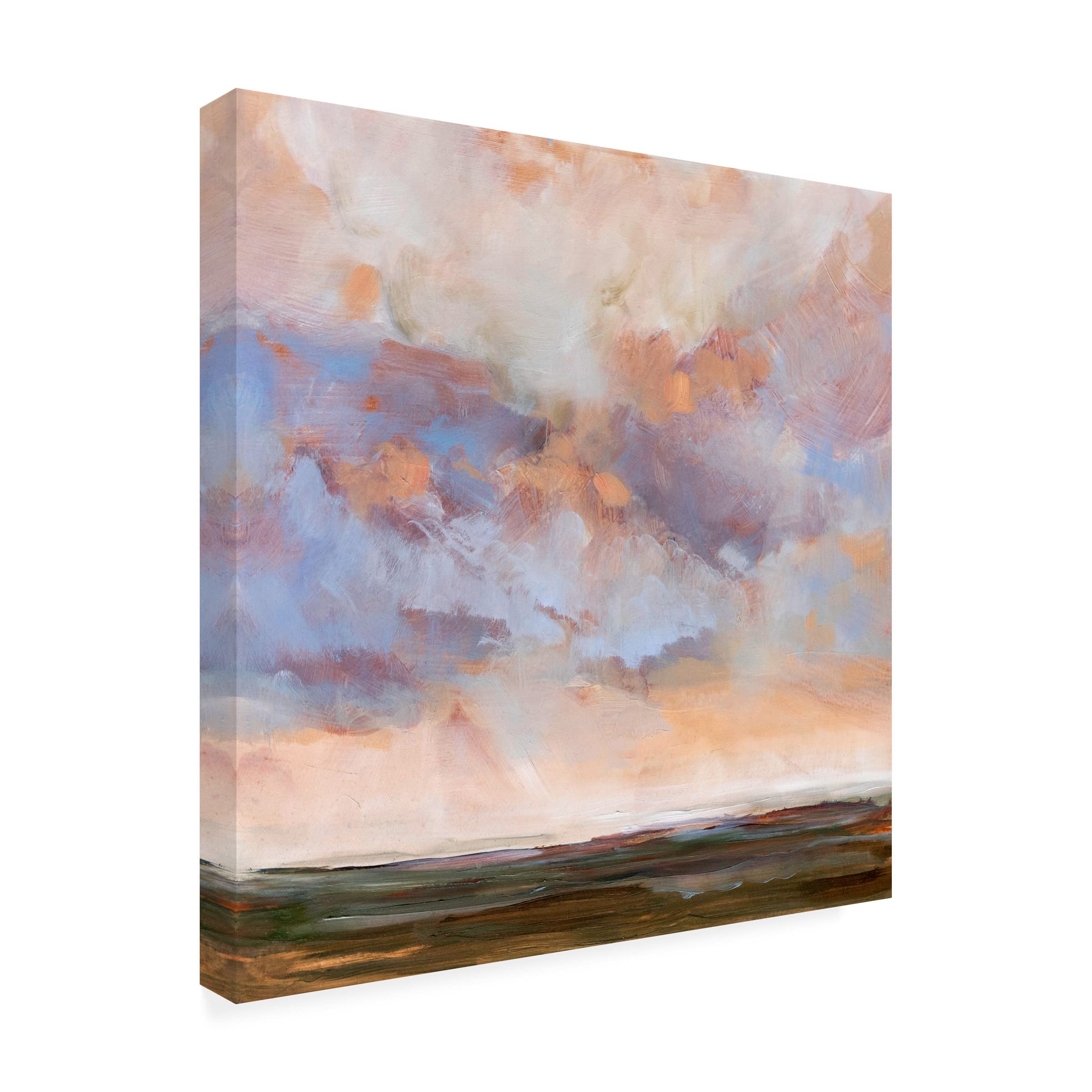 Stella Burggraaf 'At Sea' Canvas Wall Art - Ocean Wave Painting for Living Room, Bedroom & Office Decor - Premium Trademark Fine Art Print