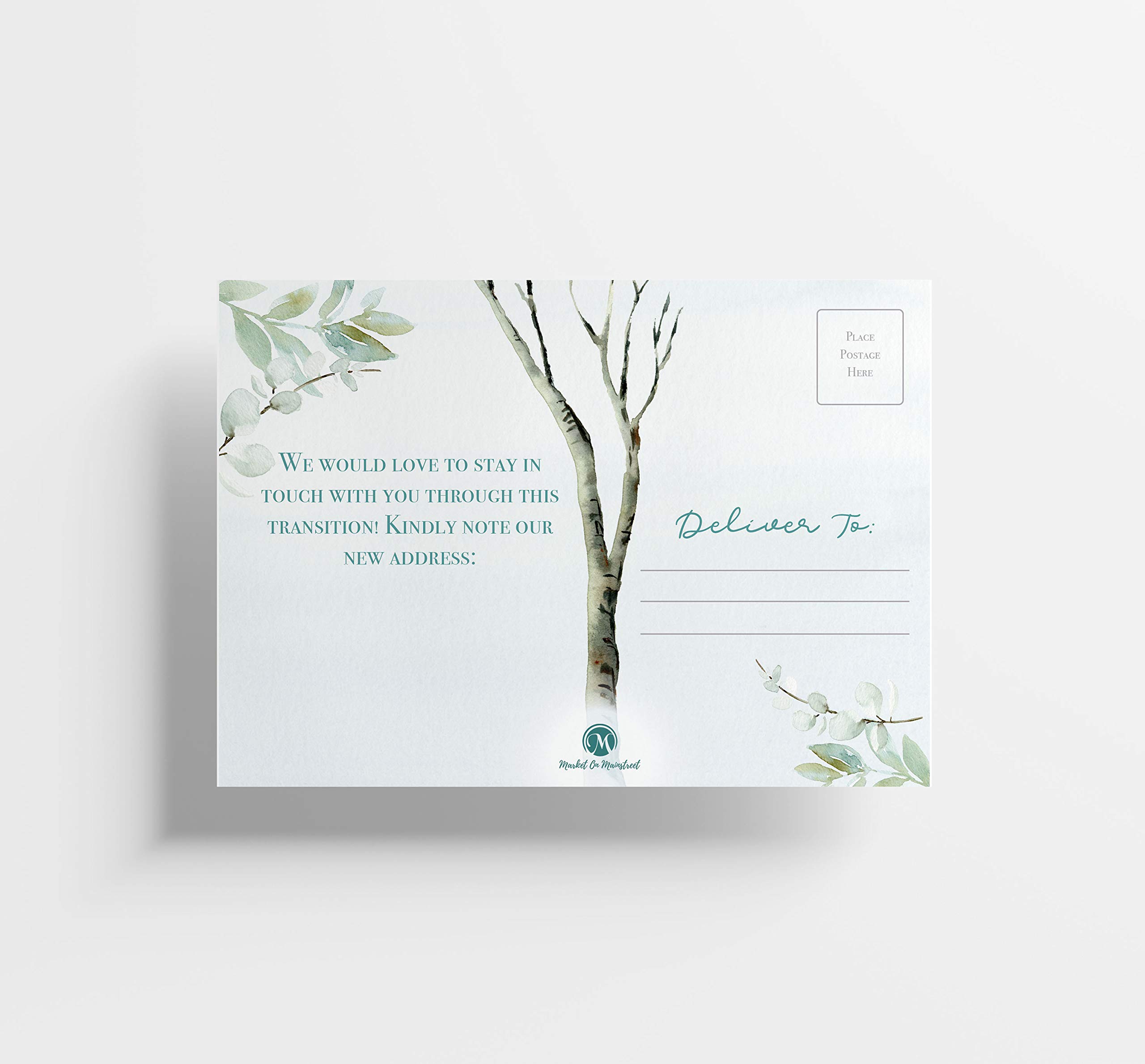 50 Fill-in-the-Blank Moving Announcement Postcards - Change of Address Cards for New Home, Housewarming Gifts & We've Moved Notifications - Perfect for New Nest Celebrations & Mailing to Friends/Family