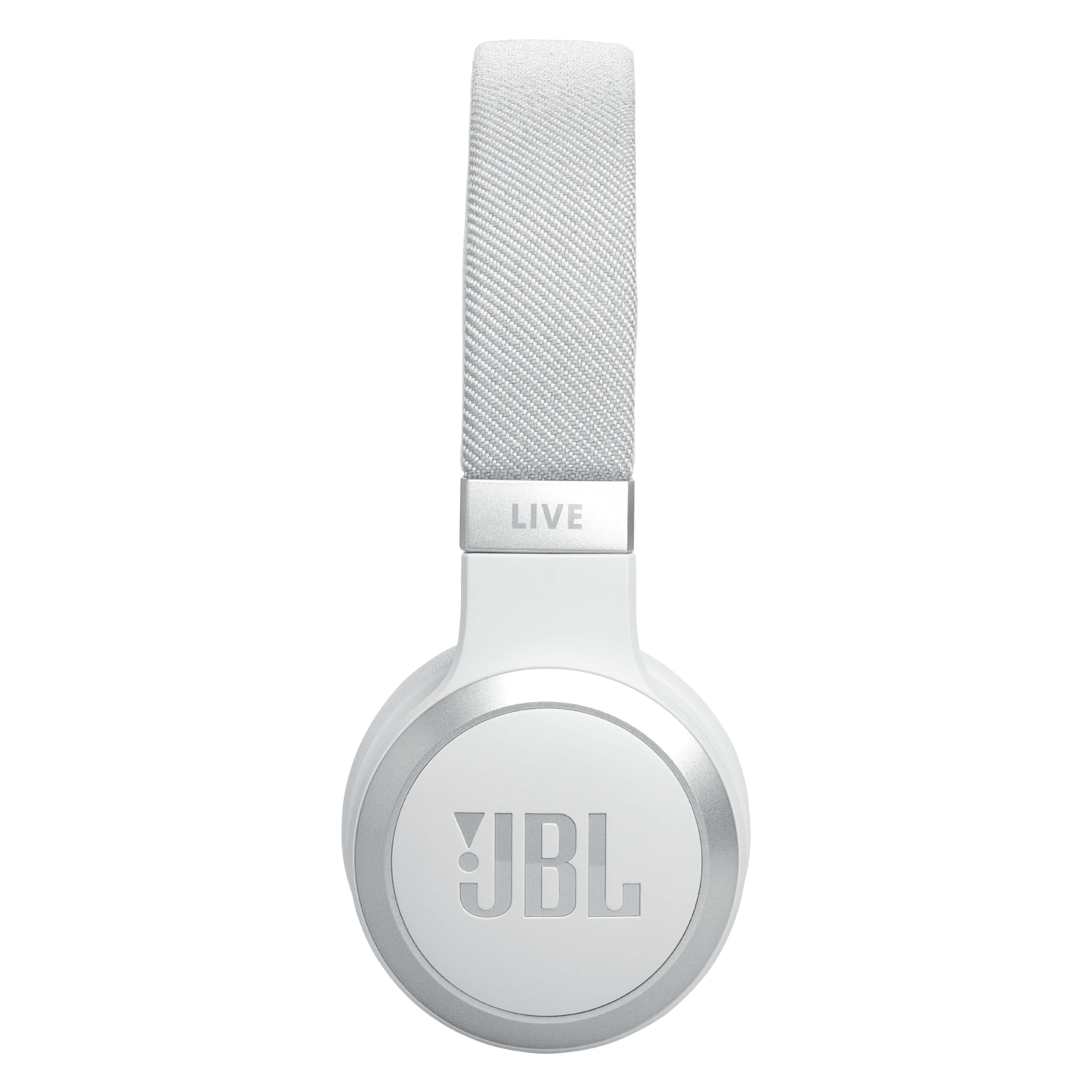 JBL Live 670NC Wireless On-Ear Headphones with Active Noise Cancelling, 65H Battery Life & Hi-Res Audio - White | Perfect for Travel, Work & Music Lovers