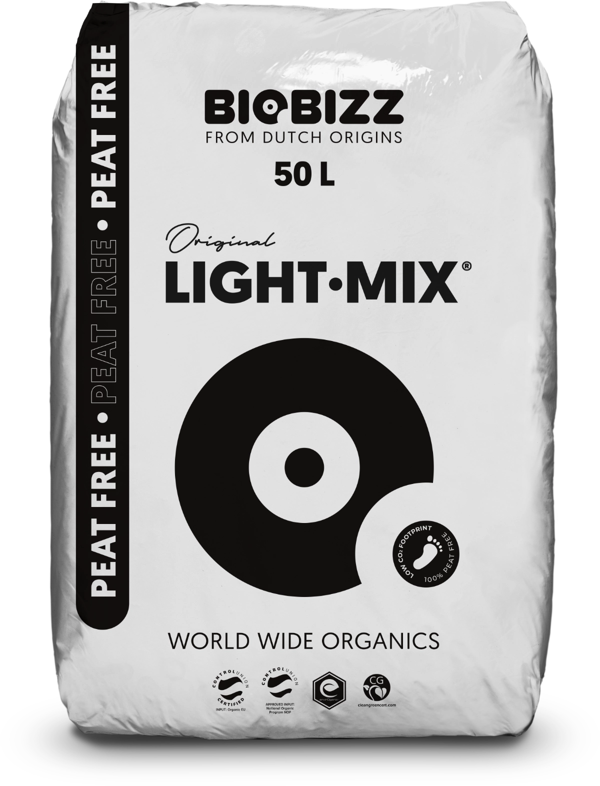 Organic Biobizz Peat-Free Light Mix Soil - Premium Plant Growing Medium for Indoor & Outdoor Gardening - Ideal for Seedlings, Clones, and Houseplants