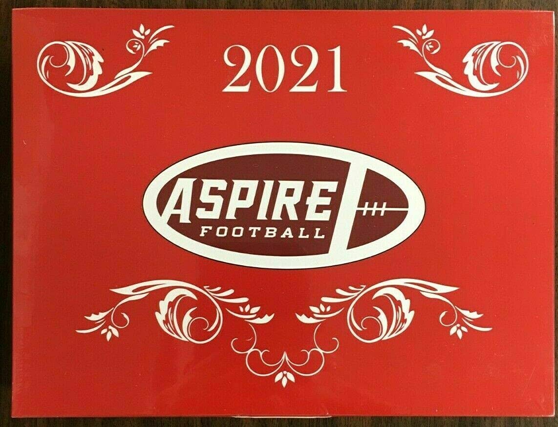 2021 Sage Aspire Football Hobby Box - 24 Packs with Autograph & Memorabilia Cards - Perfect for Collectors, Investors & Fantasy Sports Fans (Great for Gifts, Trading & Display)