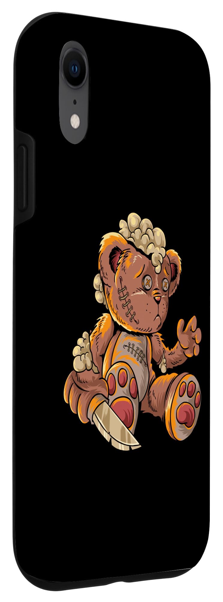 iPhone XR Case - Cute Teddy Bear Design for Halloween Costume & Scary Monster Theme | Perfect for Cosplay, Parties, and Daily Protection