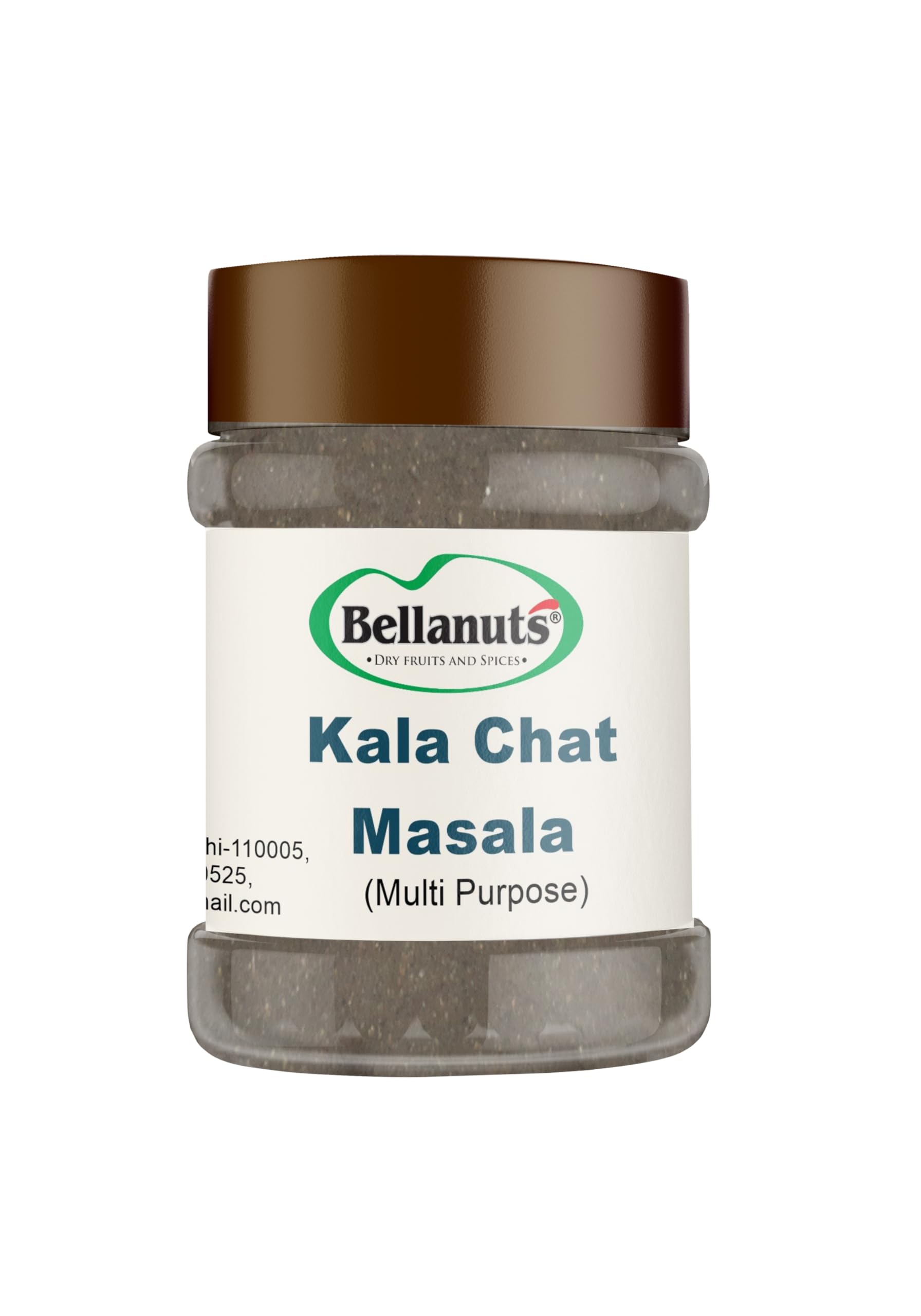 BELLANUTS Kala Chaat Masala 150g | Authentic Old Delhi Style Chaat Masala | Premium Indian Spice Blend for Chaat, Salads, Mutter Kulcha & Chana Masala | Perfect for Street Food, Home Cooking & Indian Cuisine