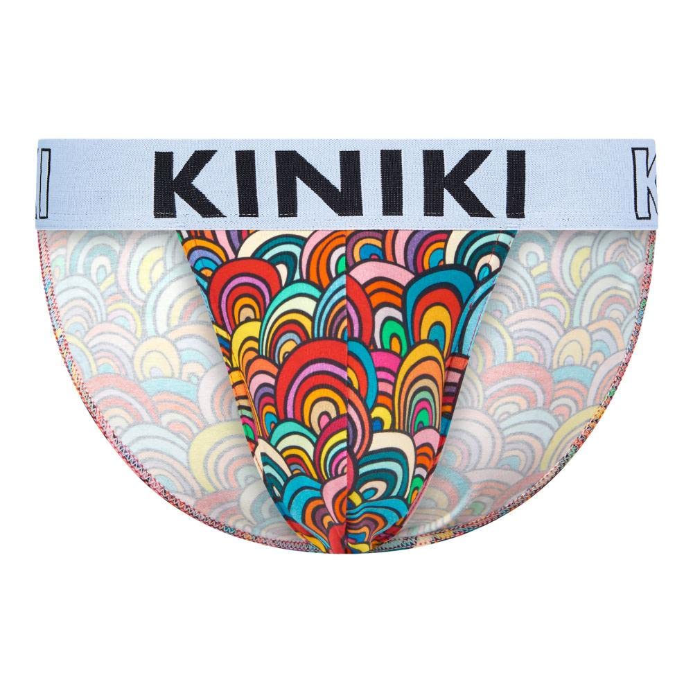 Kiniki Men's Cotton Printed Tanga Underwear - Soft Breathable Comfortable Briefs for Daily Wear, Gym & Lounge