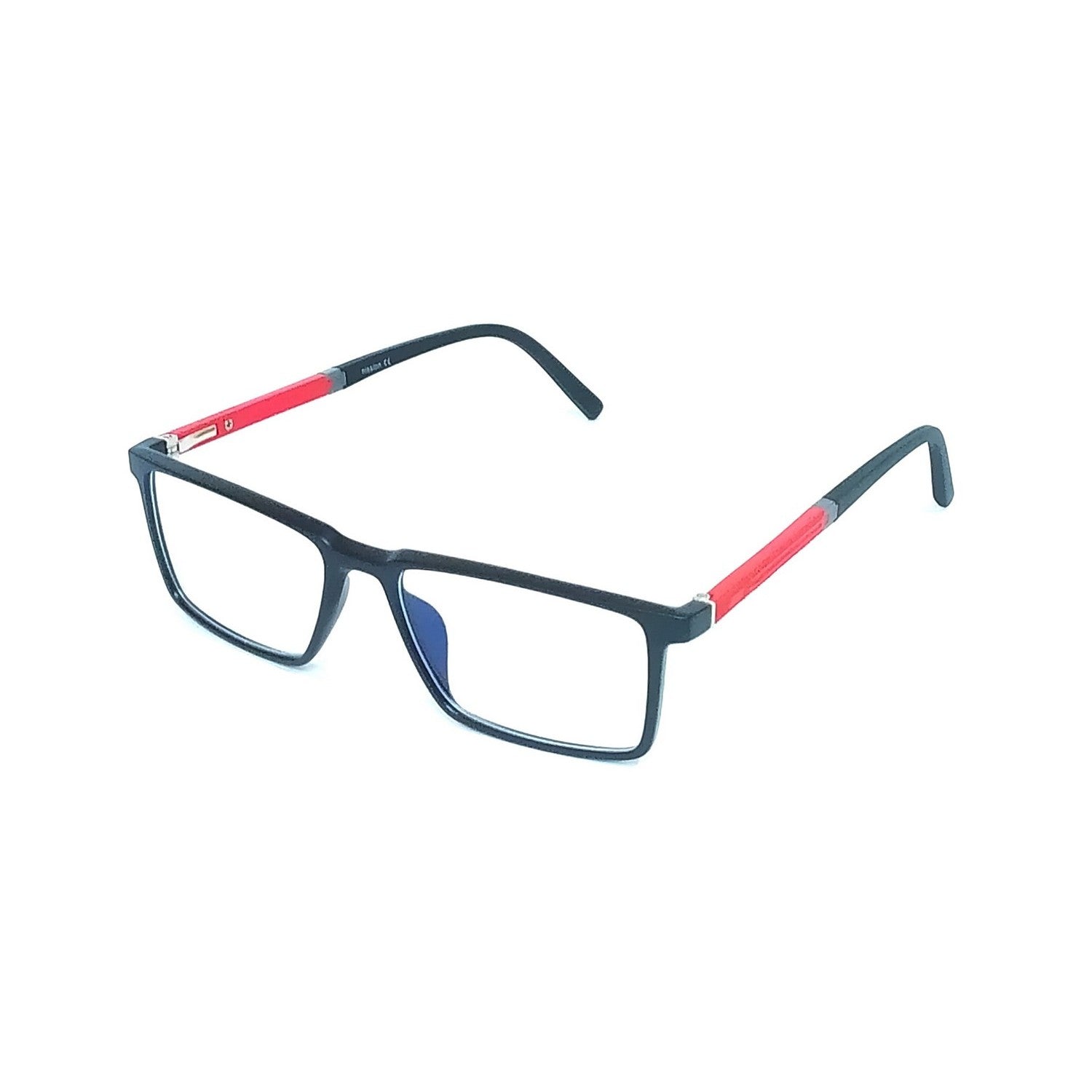 Blue Light Blocking Glasses for Men & Women - Rectangular Anti Glare Computer Glasses with Prescription Ready Frames (66008) - Reduce Eye Strain for Work, Gaming & Screen Time