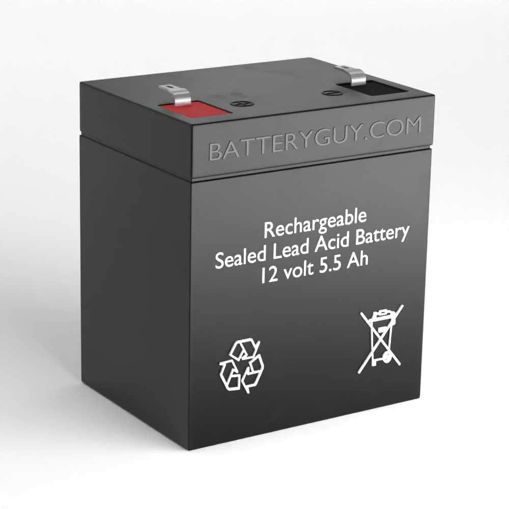 GH1240 Replacement 12V 5.5Ah SLA Battery - Rechargeable High Rate AGM Battery (20 Pack) for Power Wheels, Emergency Lights & Security Systems