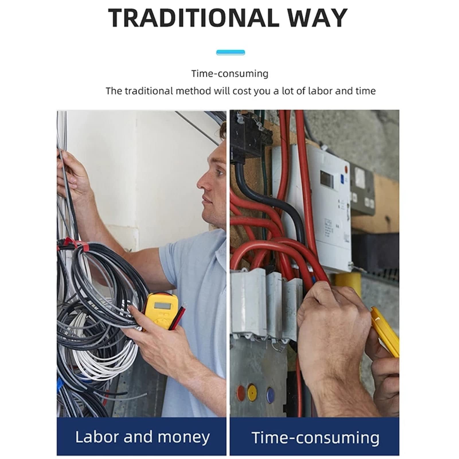 Automatic Wire Stringing Machine - Variable Speed Control, Compact & Fully Automatic Threading for Bridge Machines | Perfect for Construction, DIY Projects & Industrial Use
