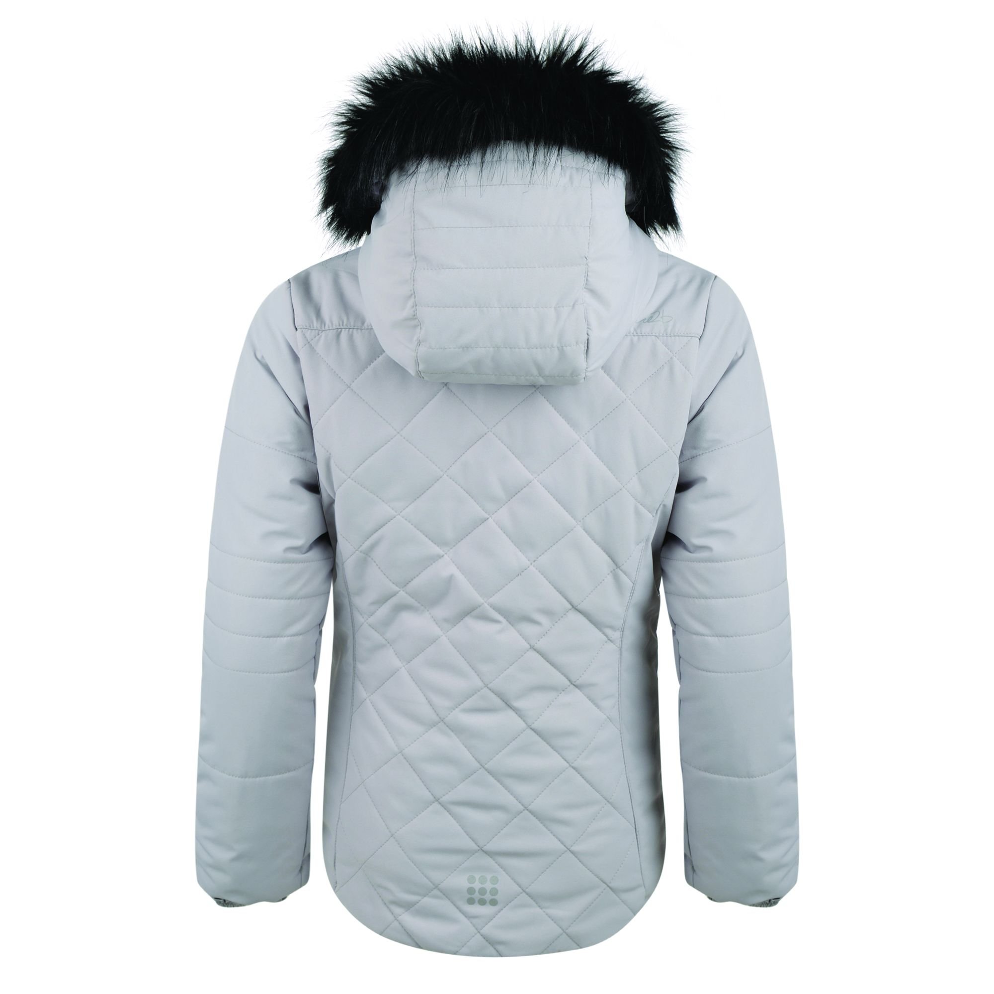 Dare 2b Girls' Waterproof Insulated Ski Jacket for Kids (7-8 Years) - Black | Warm Winter Jacket for Snowboarding & Outdoor Activities