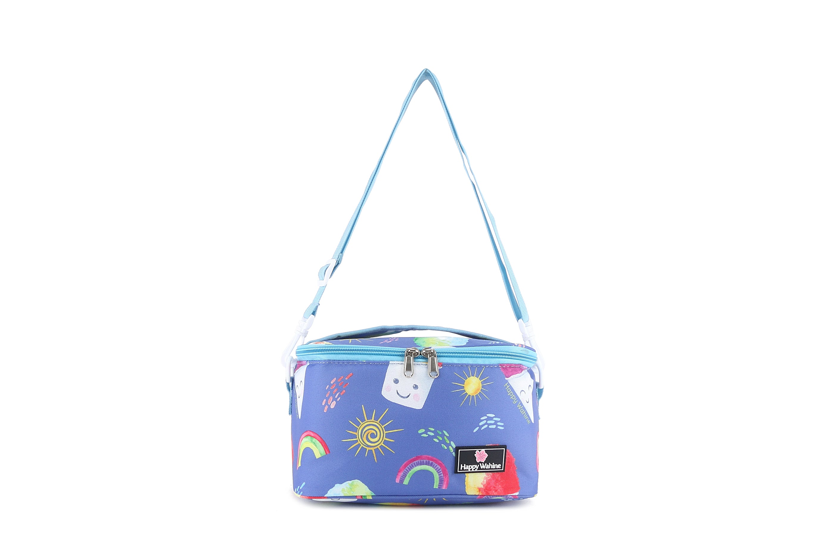 Premium Small Cooler Tote Bag - Light Blue Insulated Picnic & Beach Accessory for Shaved Ice, Drinks & Outdoor Adventures