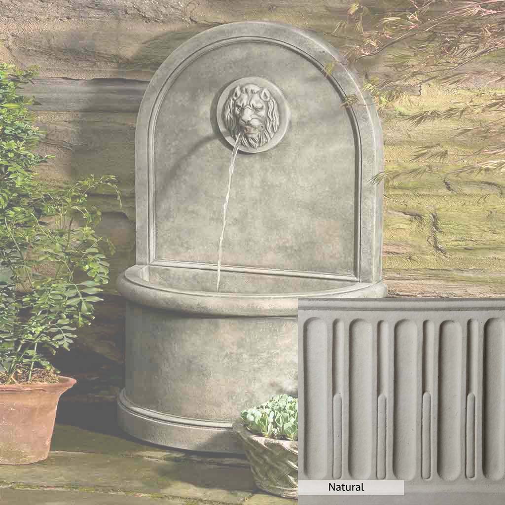 Campania International Lion Wall Fountain - Outdoor Garden Decor, Classic Roman Statue Water Feature for Patio, Yard, and Landscape Design | Perfect for Mediterranean, Tuscan, and Villa Style Gardens