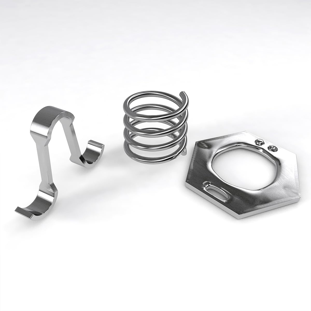 BESULEN 2PCS RV Water Heater Cam Lock - Stainless Steel Auto Camper Latch for Hot Water Heater Door - Universal Fastener Cover for Motorhome & Caravan - Perfect for Outdoor Camping & RV Maintenance
