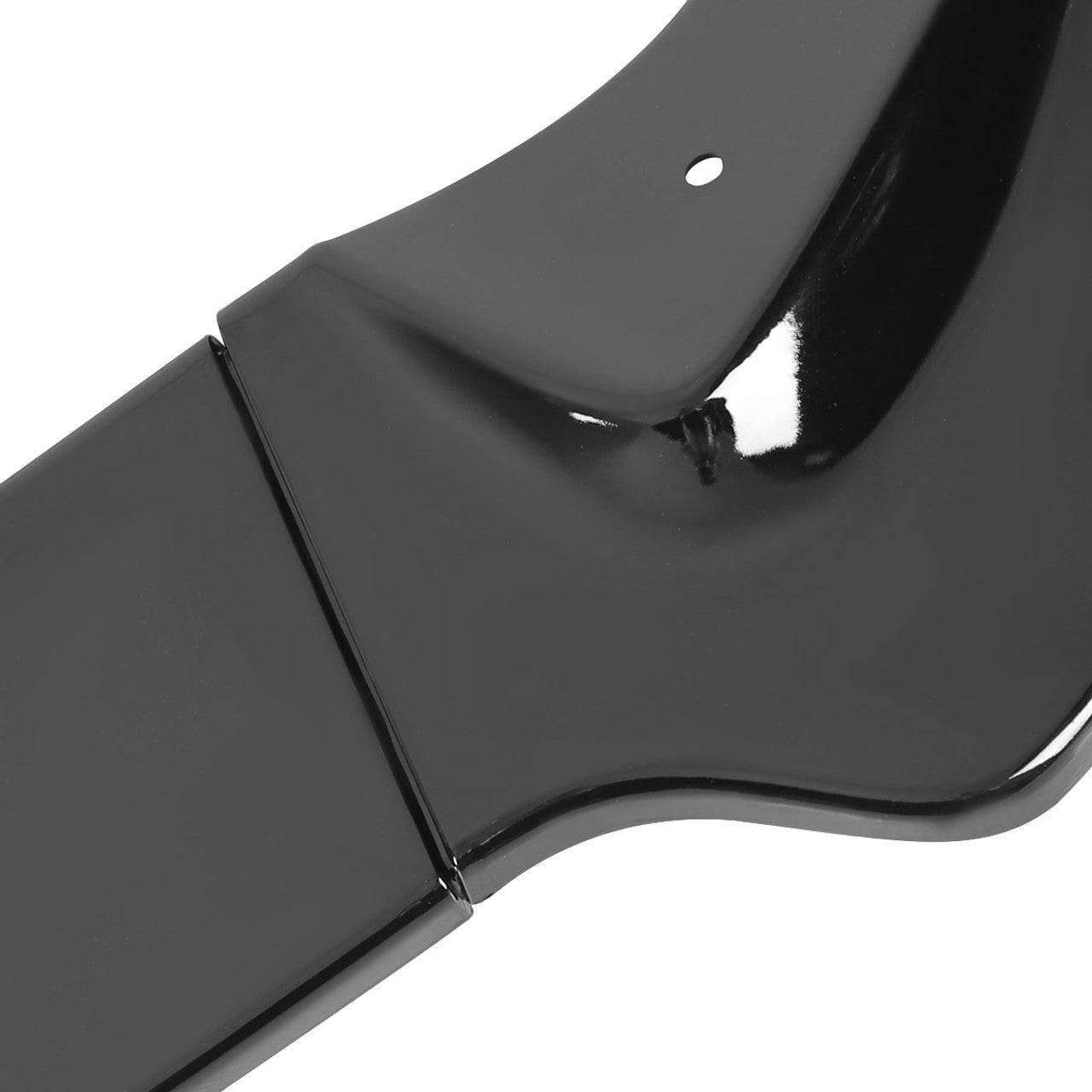 2016-2018 Nissan Sentra Front Bumper Lip - 3PC Glossy Black Polyurethane Splitter - Aggressive Style Upgrade for Street & Track Performance