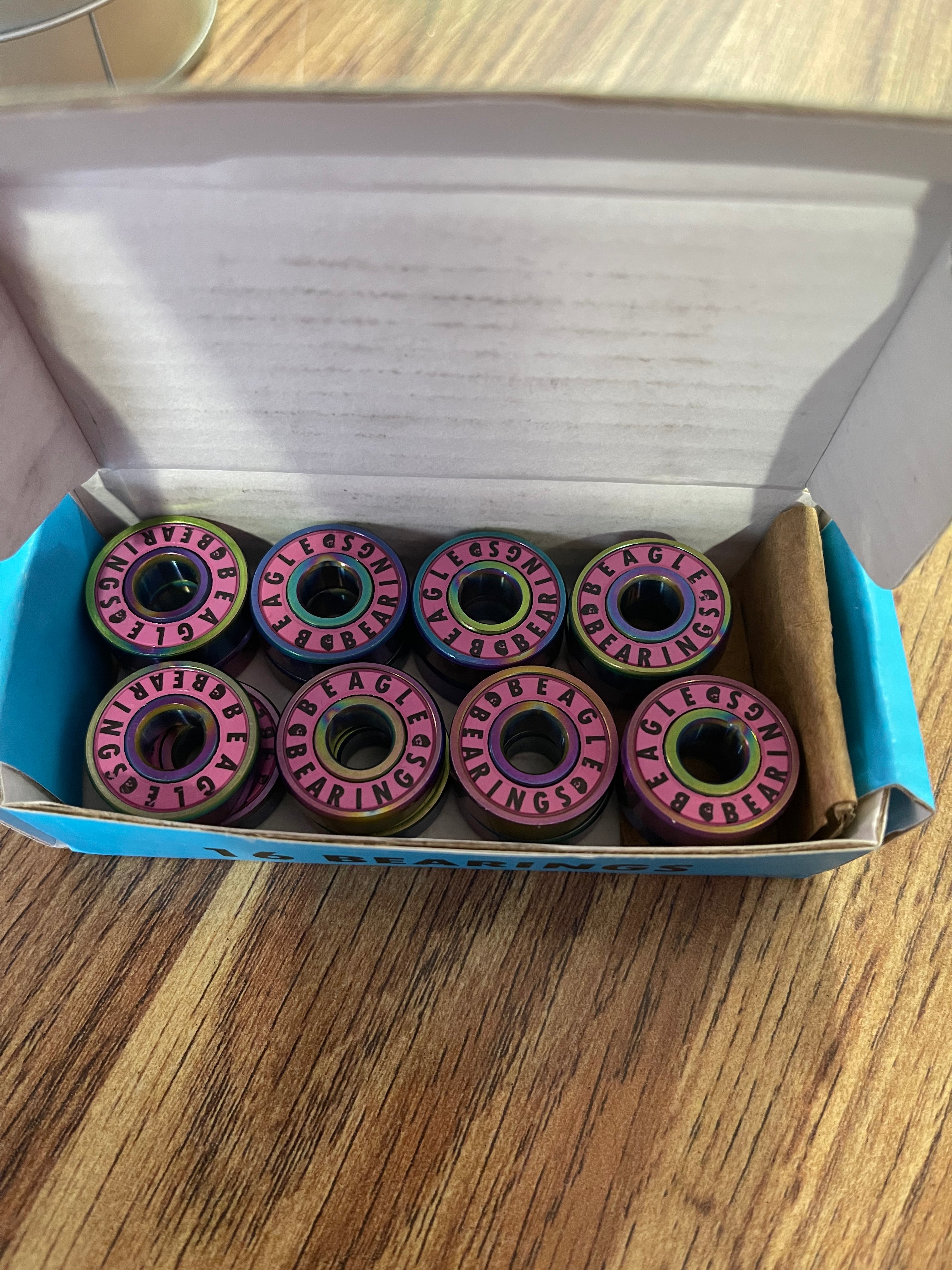 Beagle Bearings 1 - High Precision Skateboard Bearings for Smooth Riding | Perfect for Skateboards, Longboards & Roller Skates