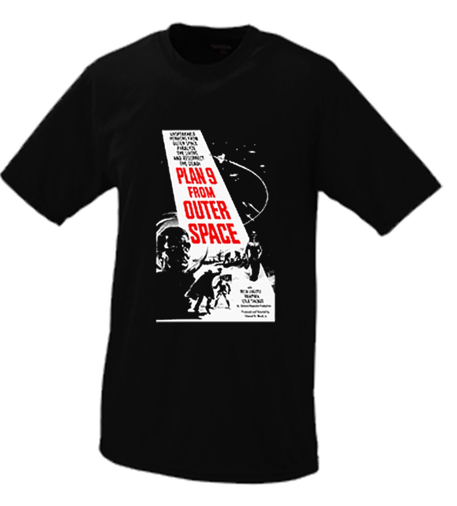 Plan 9 from Outer Space #1 Vintage Sci-Fi Movie T-Shirt - Classic UFO Film Fan Apparel for Cosplay & Comic Con
