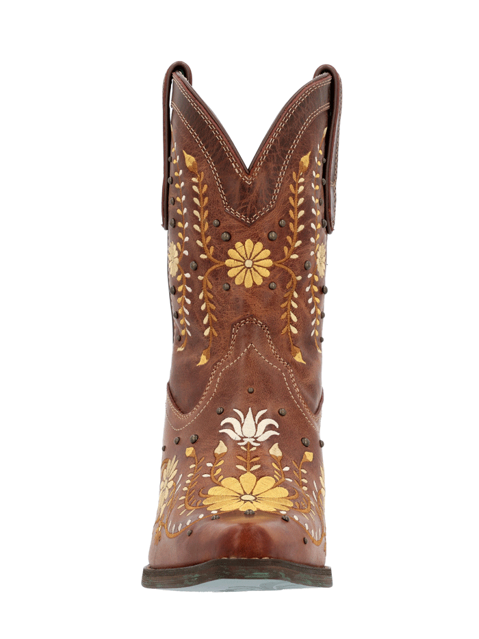 Durango DRD0439 Women's Crush Western Boot - Golden Wildflower Design for Cowgirl Fashion & Country Dancing