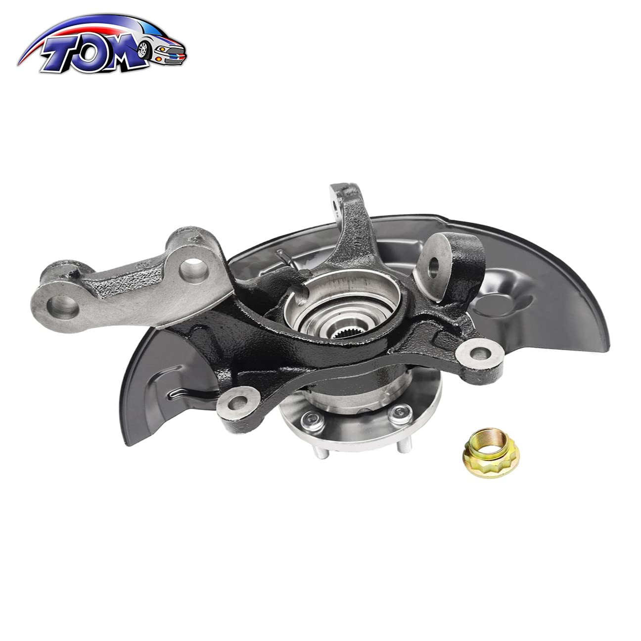 TOYOTA Camry Front Right Wheel Hub Steering Knuckle Assembly - Replacement for 2012 2013 2014 2015 2016 2017 Models | Compatible with 698-382 | Perfect for DIY Repairs & Professional Auto Maintenance