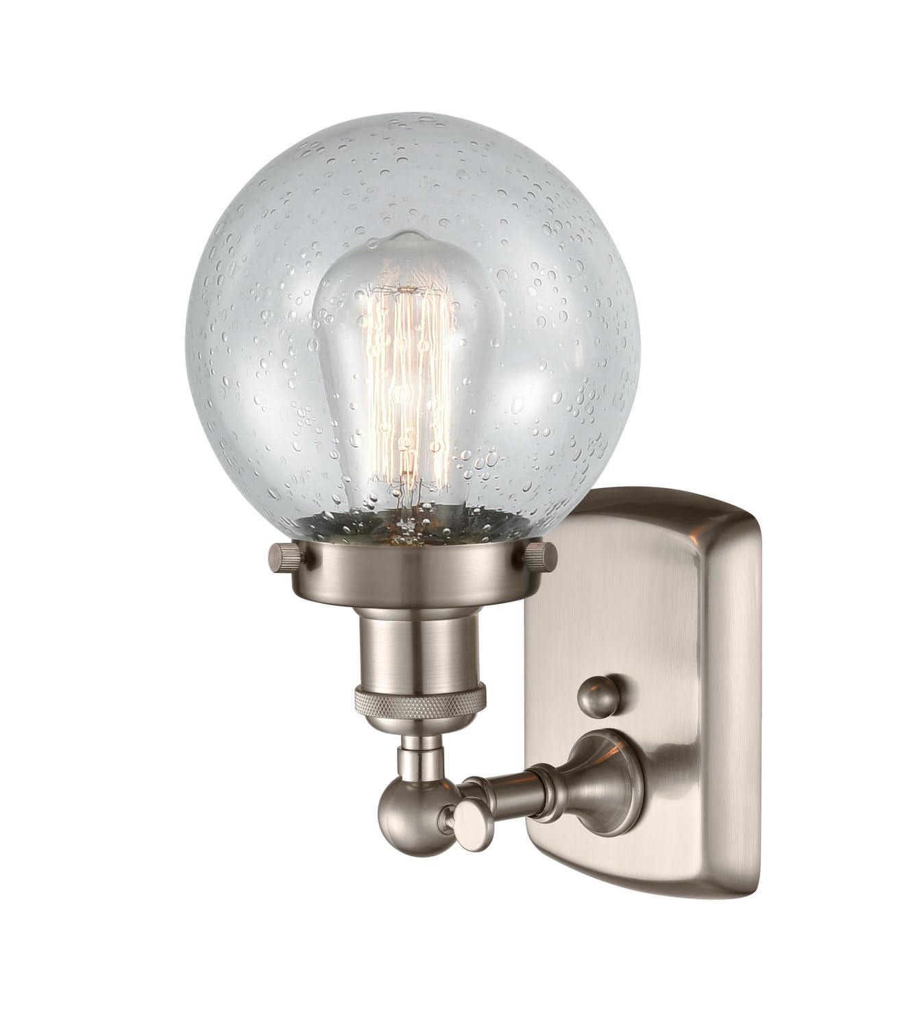 Ballston Collection 6-LED Transitional Wall Sconce in Pewter, Nickel & Silver Finish - Modern Lighting for Bedroom, Hallway & Entryway