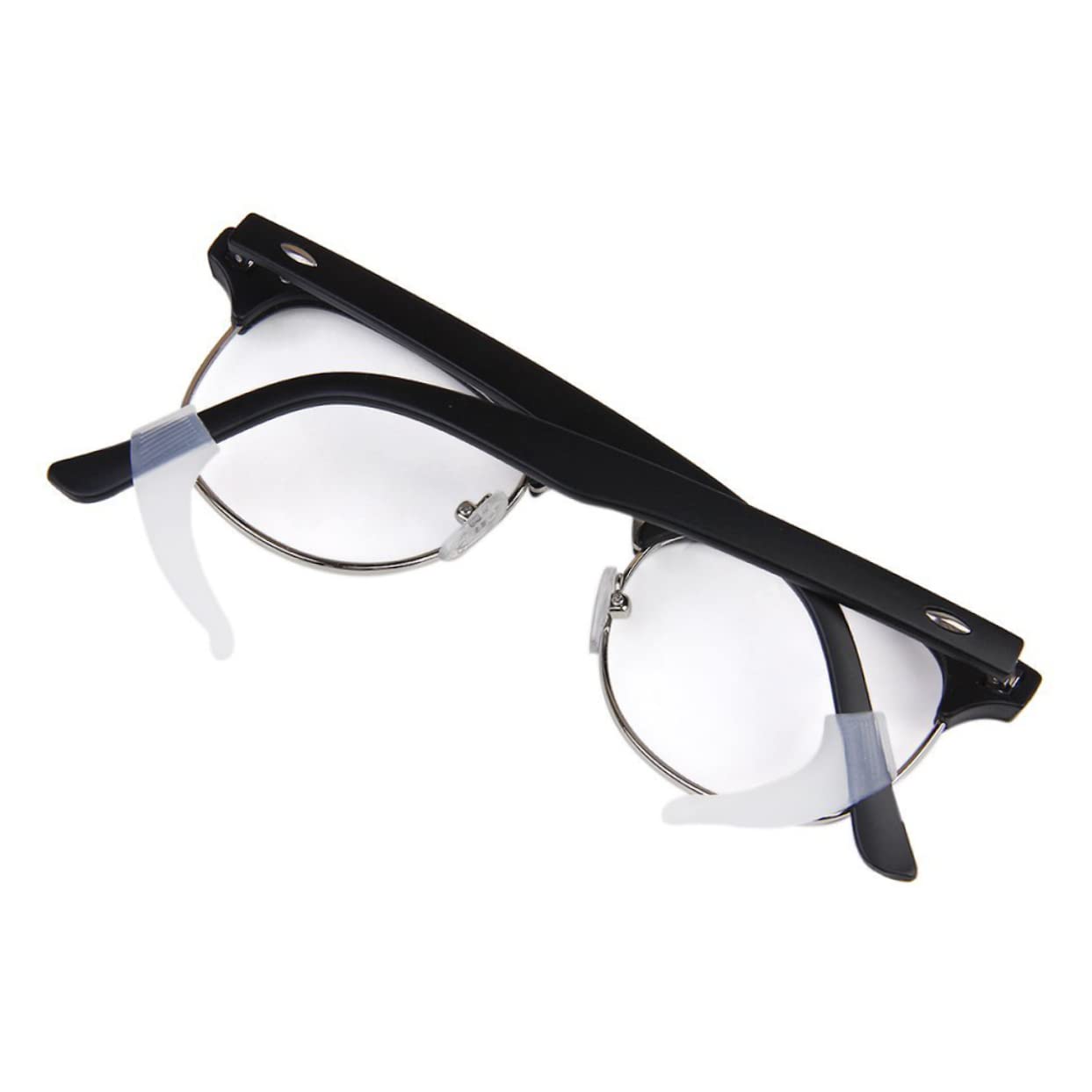 **Silicone Glasses Holders for Kids - Non-Slip Eyeglass Temple Tips, Ear Hooks & Leg Covers - Perfect for School, Reading & Sports Activities**