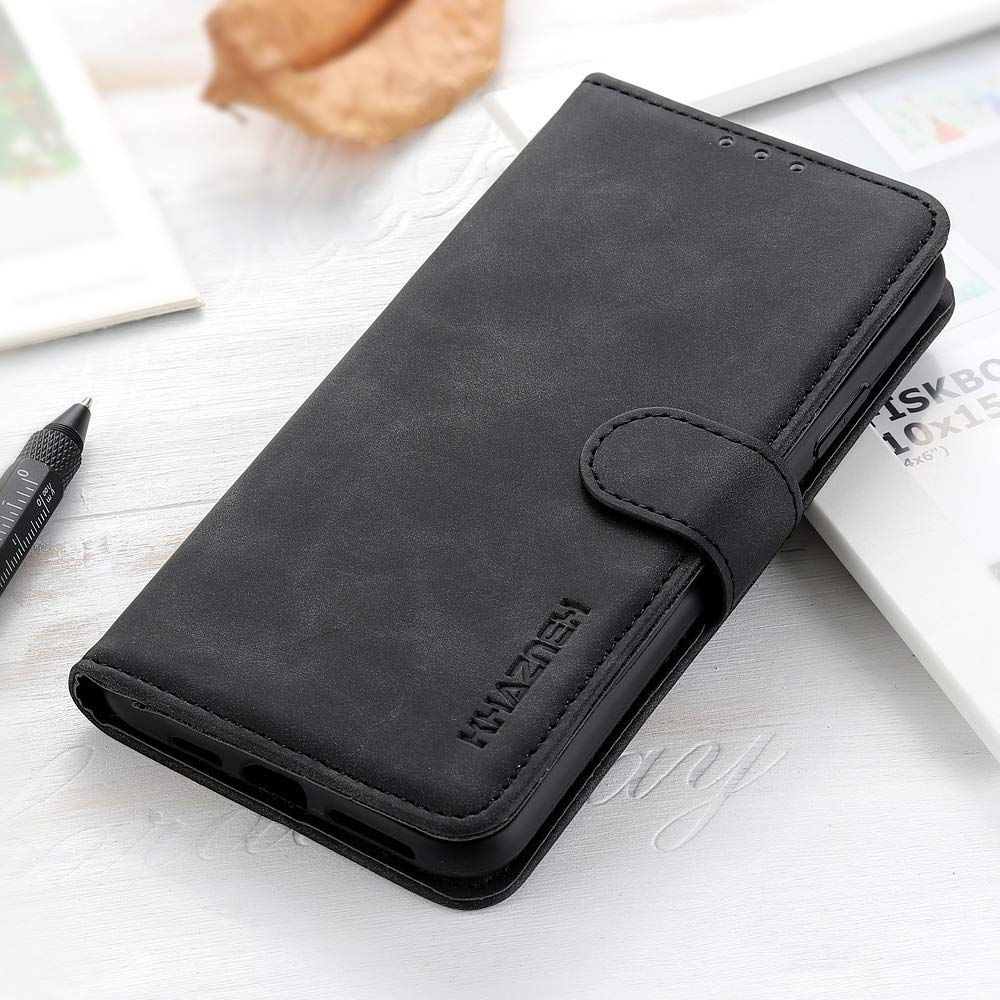 ASUS ROG Phone 6 Case - Premium Magnetic Flip Wallet Cover with Card Slots | Shockproof Protective Case for ASUS ROG Phone 6 (Black) | Perfect for Gaming, Travel & Everyday Use