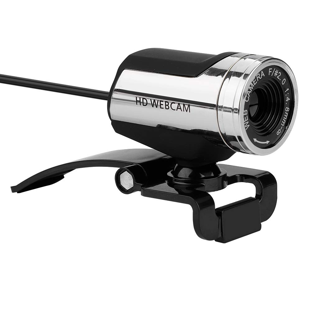 Gerioie HD Webcam with USB 2.0 & Built-in LED Light - 1080p Computer Camera for Laptop, Desktop, Video Conferencing, Online Classes, Live Streaming & Zoom Meetings