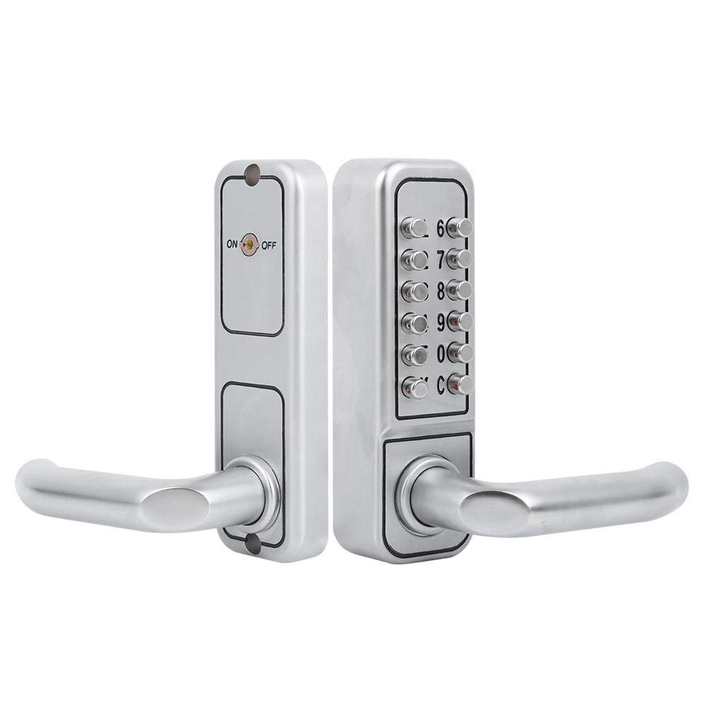 Waterproof Dustproof Door Handle Lock - Secure Access Control for Public Buildings, Bedrooms, Villas & Hotels | Ideal for Attendance Systems & Home Security