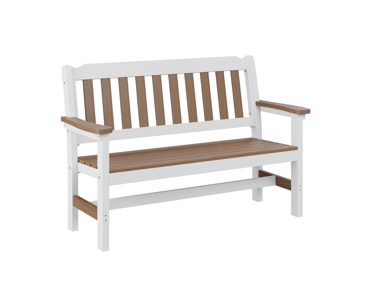 Berlin Gardens Outdoor Garden Bench - Heavy Duty Weather-Resistant Wooden Bench for Patio, Backyard, and Garden Seating - Perfect for Relaxing and Entertaining Guests