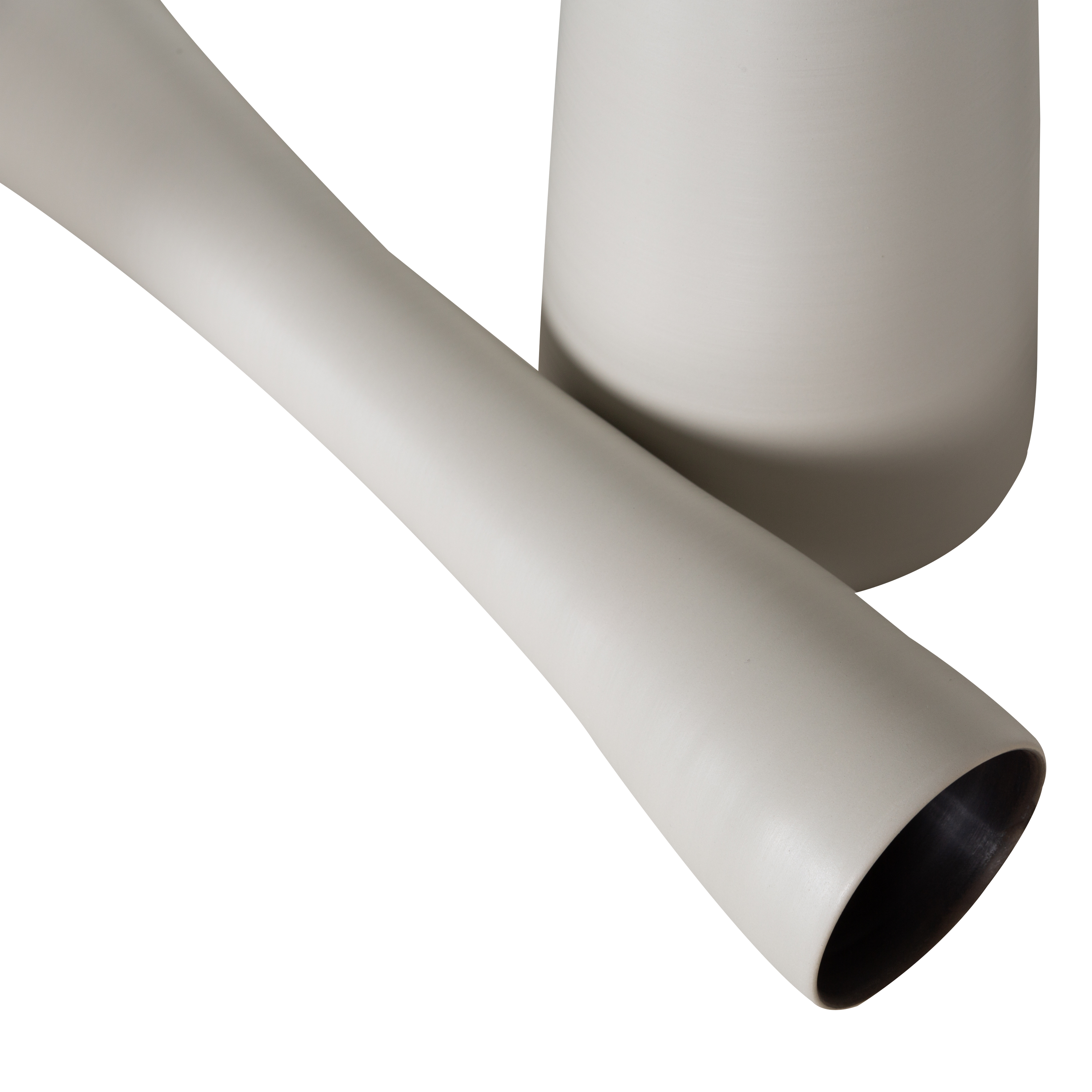 Elegant Linen Flute Vase - 24