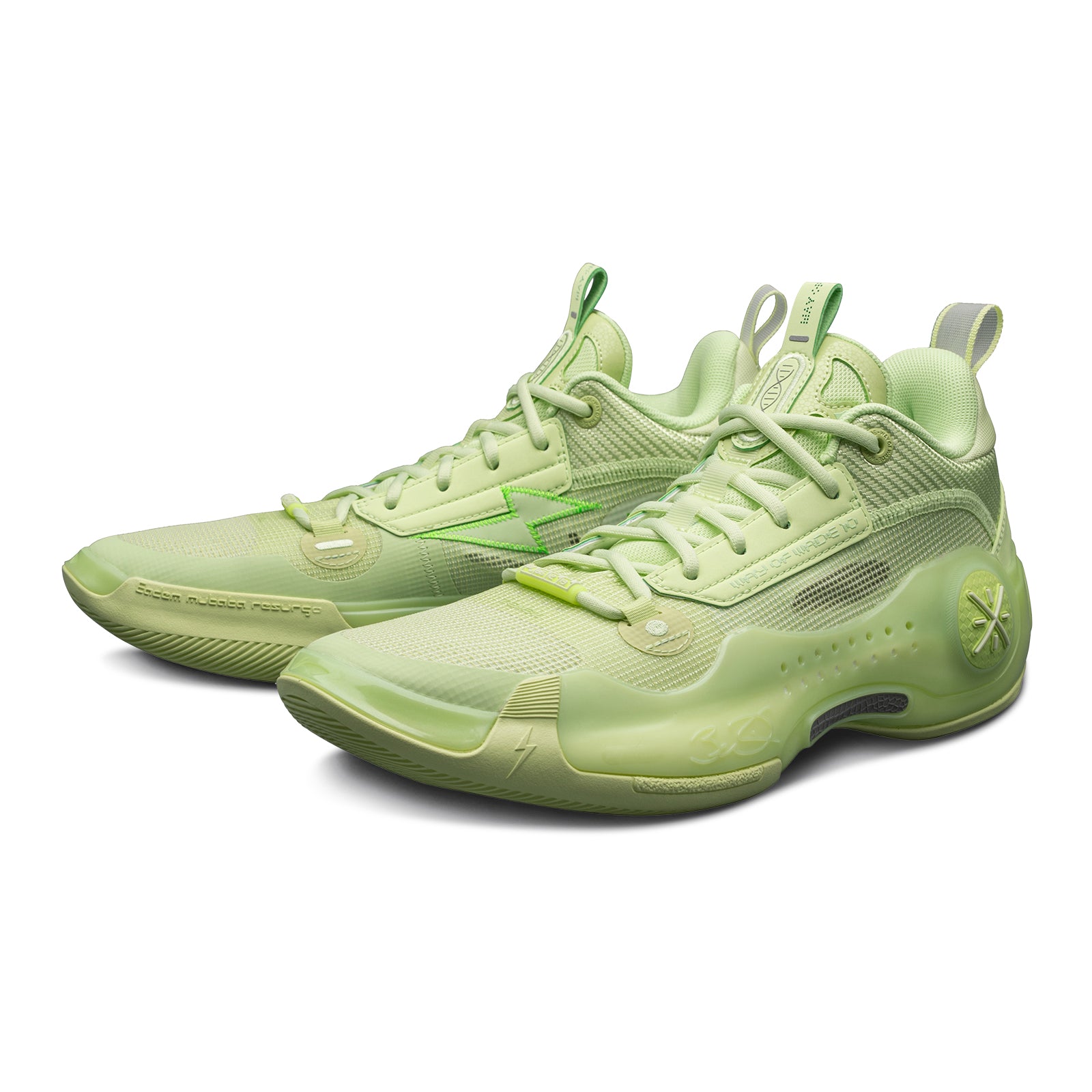 Way of Wade 10 Low Avocado Basketball Shoes - Lightweight Performance Sneakers for Men, Durable Court Shoes with Cushioning - Perfect for Indoor/Outdoor Games, Training & Streetwear Fashion