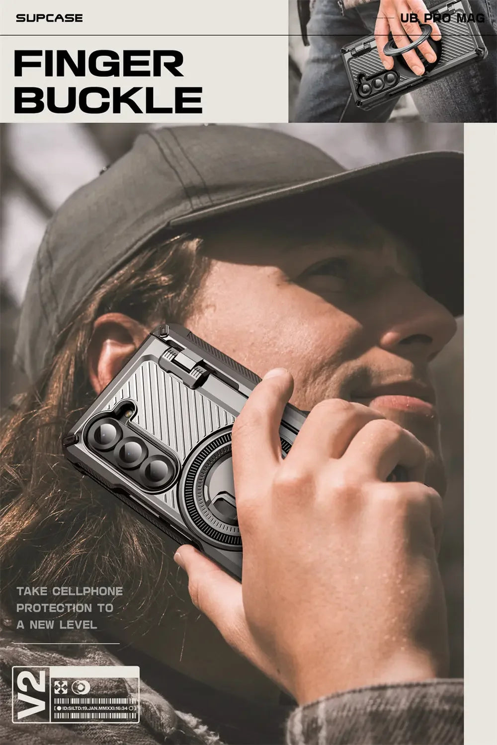 SUPCASE UB Pro Magnetic Rugged Shockproof Case for Samsung Galaxy Z Fold 6 - Heavy Duty Protection for Work, Outdoor & Travel