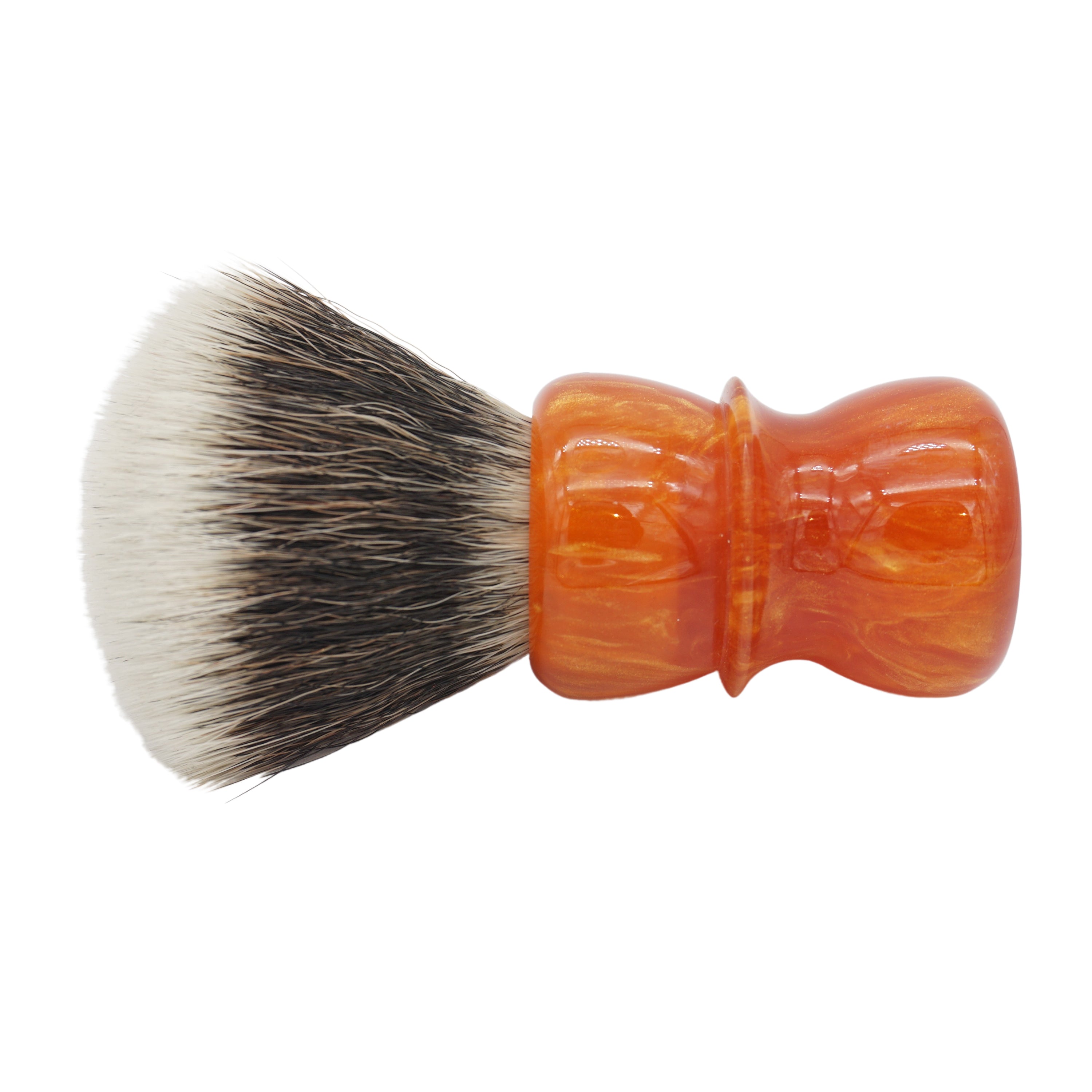 AP Shave Co. 26mm G5C Synthetic Shaving Brush - Golden Butterscotch Handle | Premium Wet Shaving Tool for Men | Perfect for Lathering Creams & Soaps | Luxury Grooming & Barber Use