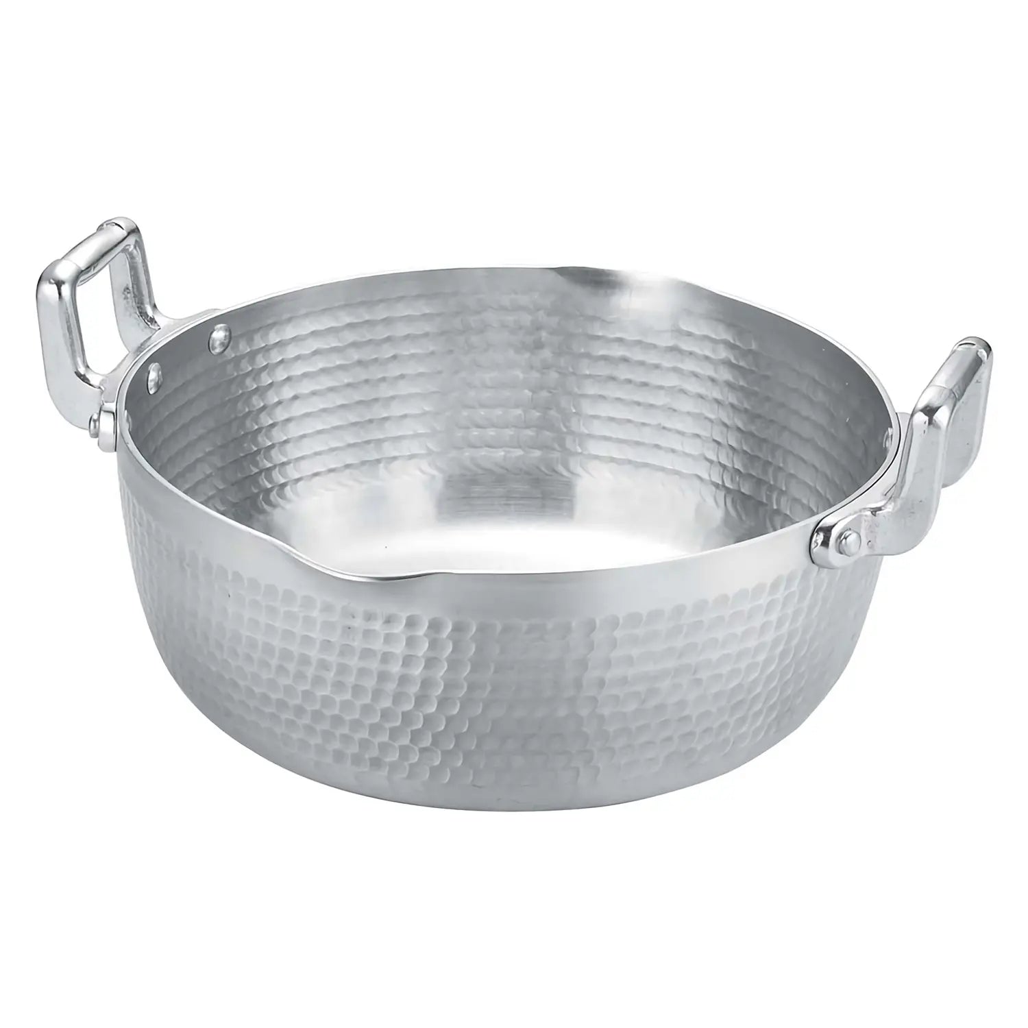 Premium Honma Seisakusho Aluminum Double Handle Yukihira Saucepan - Lightweight & Durable Japanese Cookware for Soups, Stews & Perfect Rice Cooking