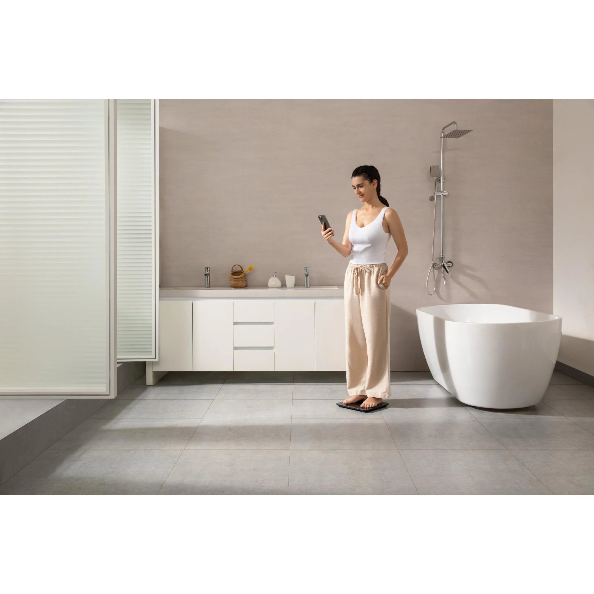 Eufy Smart Scale P2 - Bluetooth Body Fat Scale with App Sync, Digital Bathroom Scale for Weight Loss & Fitness Tracking - Black | Perfect for Home Gym & Health Monitoring