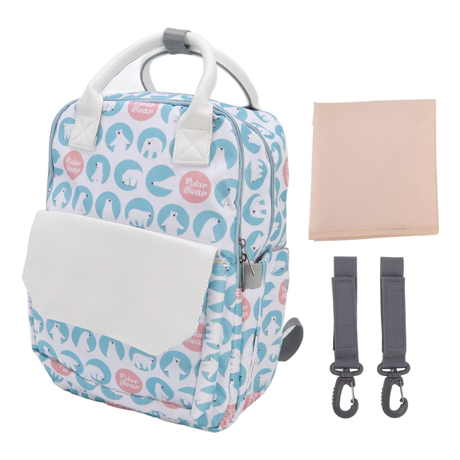 Drfeify Mummy Backpack - Large Capacity Waterproof Diaper Bag for Women, Fashionable Travel Backpack with Multiple Pockets | Perfect for Shopping, Outings, Baby Care & Family Travel