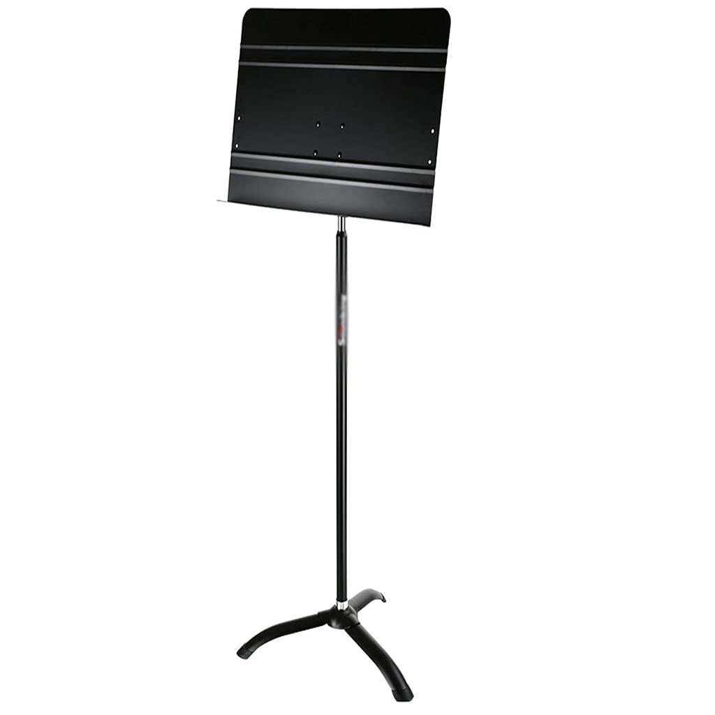Professional Adjustable Folding Music Stand - Portable Sheet Holder for Guitar, Violin & Guzheng - Heavy Duty 2kg Capacity (Black) - Perfect for Home Practice, School & Stage Performances