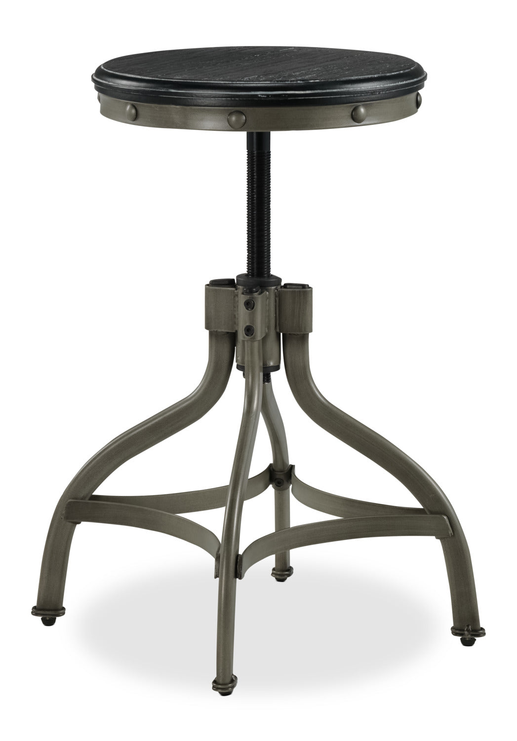 Modern Grey Blake Stool - Adjustable Height Bar Stool for Kitchen, Dining & Home Decor | Comfortable & Stylish Seating Solution