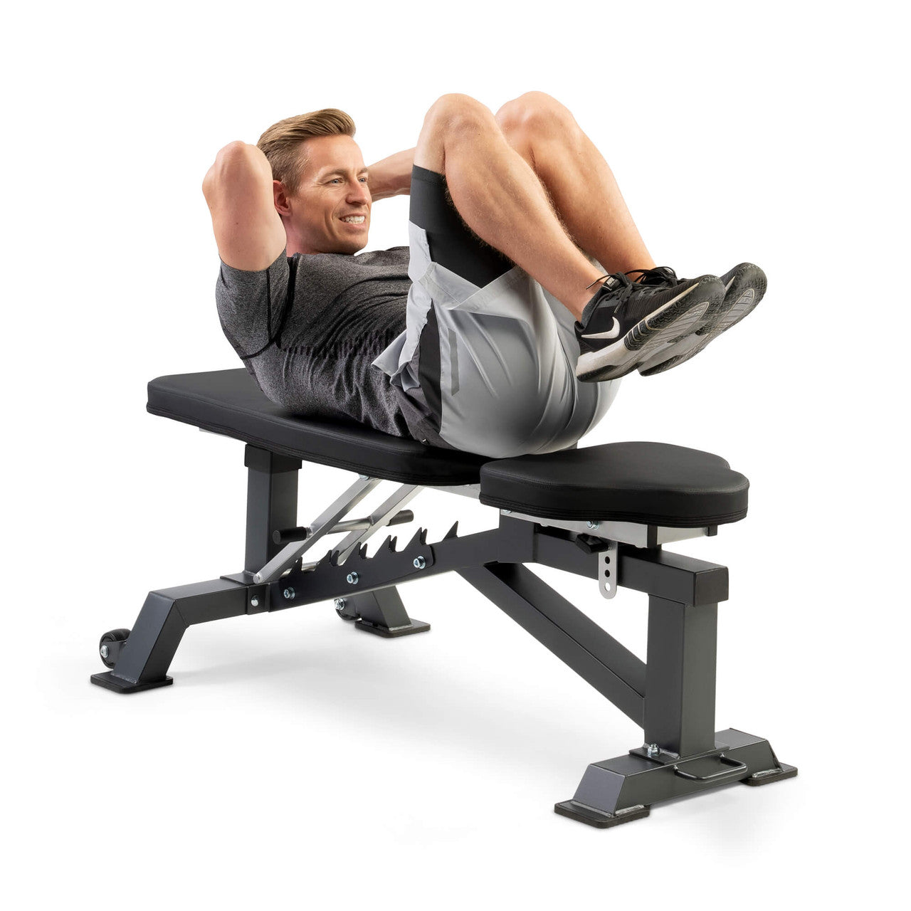 Marcy Deluxe Utility Bench SB-8062 - Adjustable Weight Bench for Home Gym, Full Body Workout & Strength Training - Perfect for Dumbbell, Barbell & Resistance Band Exercises