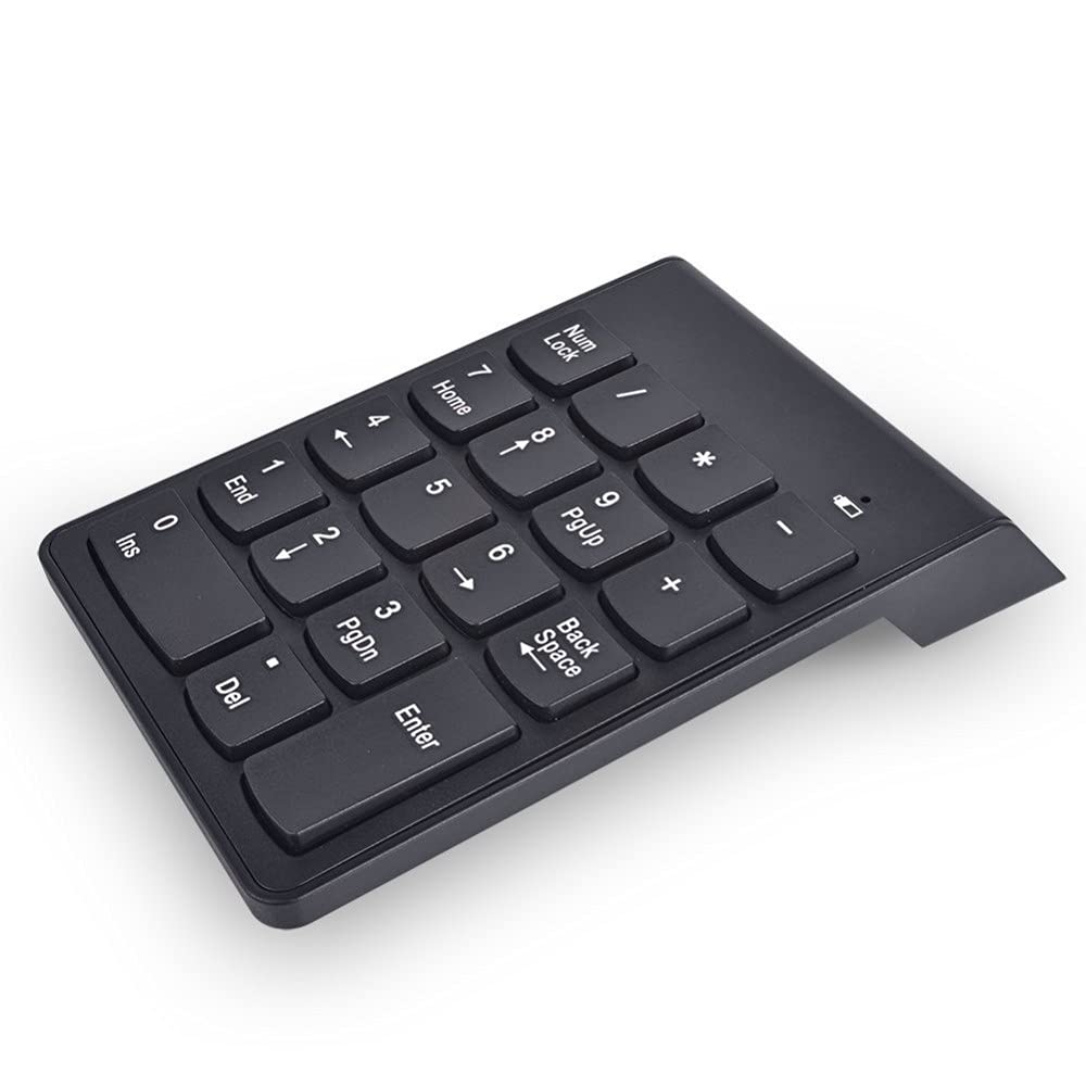 LZYDD Wireless Numeric Keypad for iMac, MacBook Air, MacBook Pro - Compact USB Number Pad for Laptop, PC, Notebook & Desktop - Perfect for Office Work, Data Entry, Accounting and Gaming