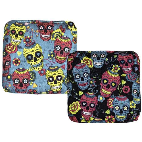 Teal/Black Sugar Skull