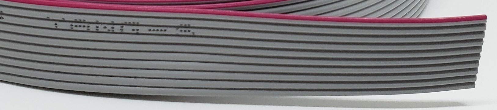 10P 100ft IDC Flat Ribbon Cable for 2.54mm Connectors - PC Accessories for Printers & Servers