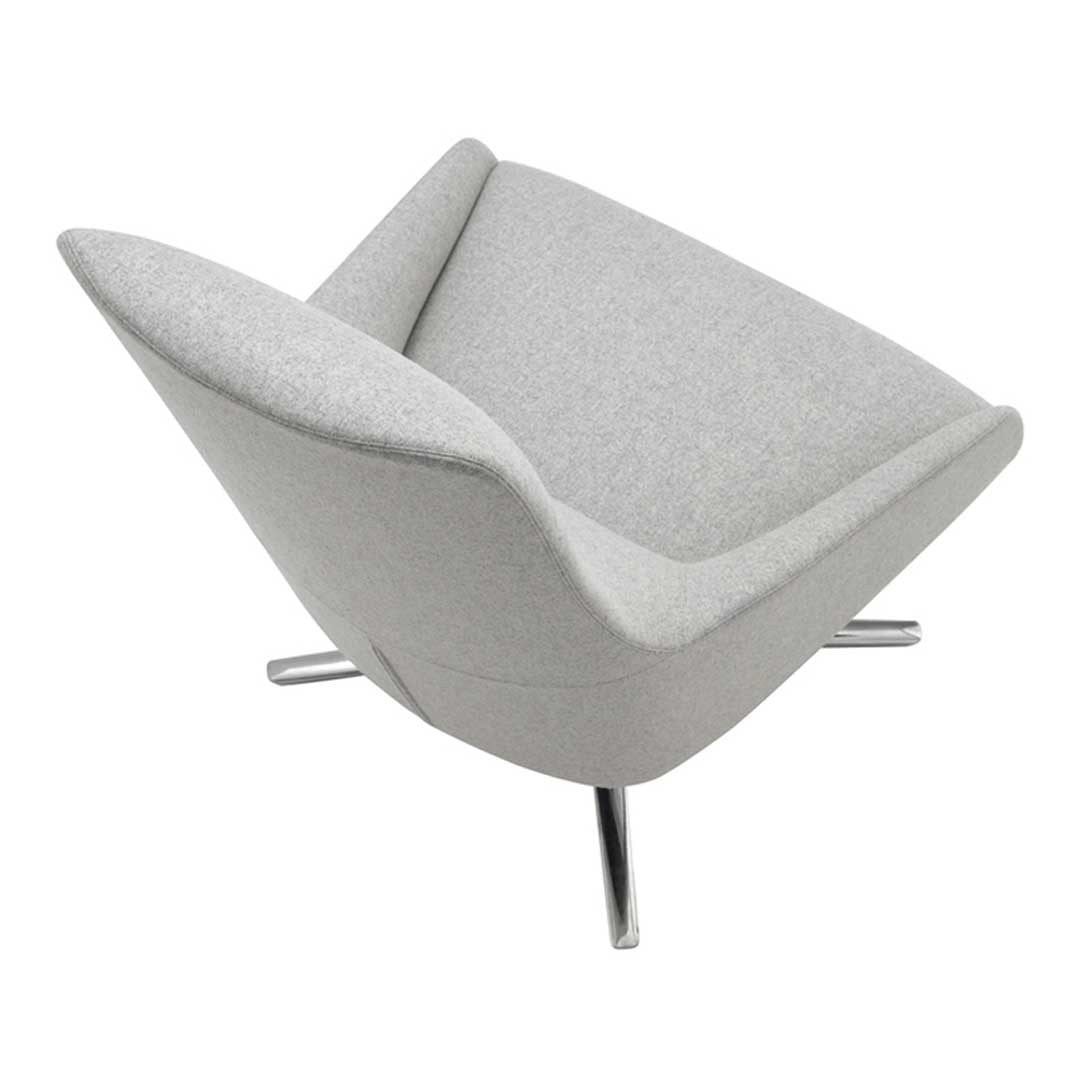 Alya BU1520 Modern Lounge Chair - Comfortable Accent Chair for Living Room, Bedroom & Office - Stylish Mid-Century Design with Soft Cushions - Perfect for Relaxing, Reading & Lounging