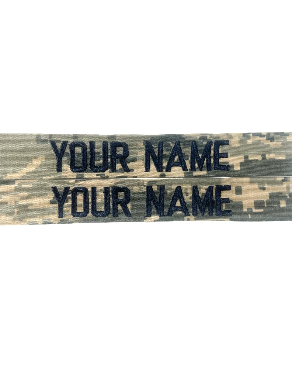 JSM Auto 2-Piece ABU Name Tape & Branch Tape - Sew On or Hook Fastener Options - Perfect for Military Uniforms, Tactical Gear & Custom Patches