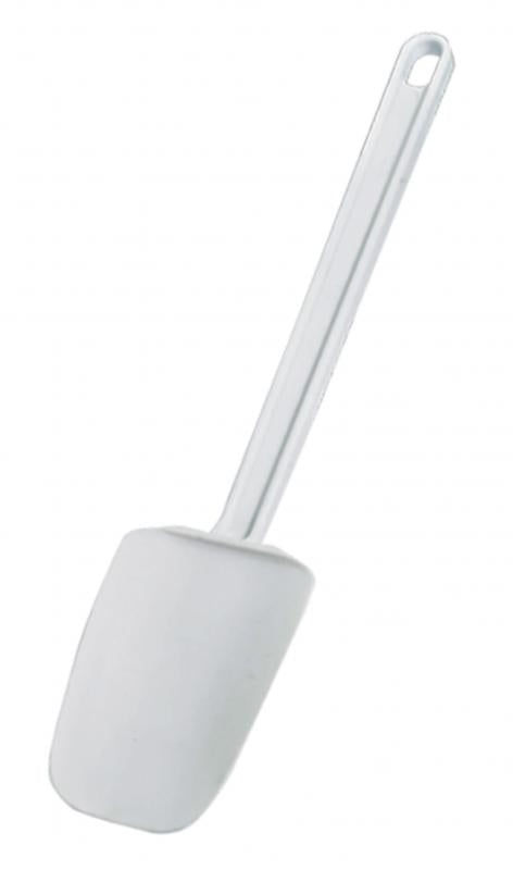 Nella 14-Inch White Kitchen Spatula - Durable Silicone Turner for Non-Stick Pans, Baking, Cooking & Flipping Pancakes, Eggs & Burgers
