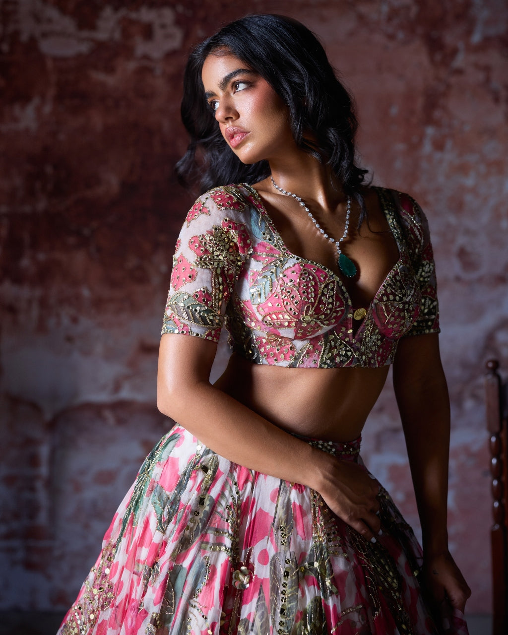 Exquisite Ashvi Lehenga Set for Women - Traditional Indian Bridal Gown with Intricate Embroidery & Matching Dupatta - Perfect for Weddings, Festivals & Special Occasions