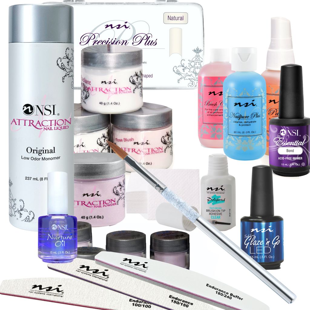 Professional Acrylic Nail Kit for Salon & Home Use - Complete Set with UV Lamp, Nail Files, Brushes & Polish | DIY Manicure & Pedicure Essentials