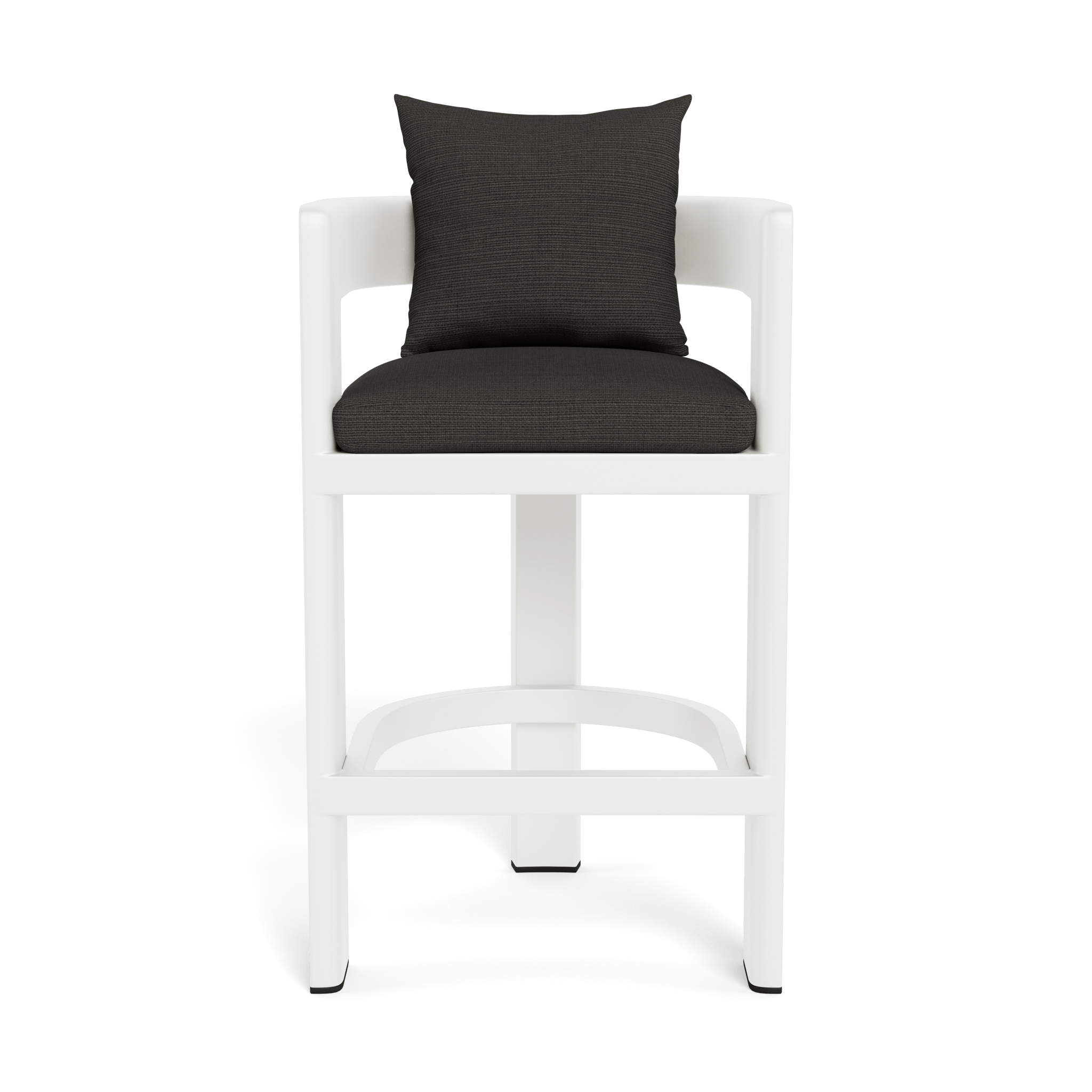 Victoria Aluminum Bar Stool - Adjustable Height Modern Kitchen Counter Stool with Backrest - Perfect for Home Bar, Kitchen Island & Outdoor Patio