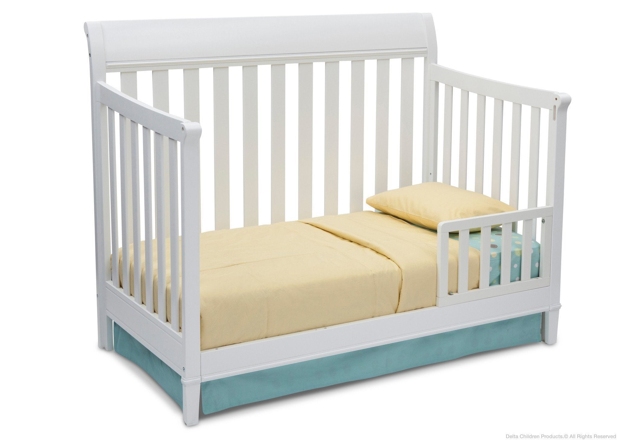 Haven 4-in-1 Convertible Baby Crib - Toddler Bed, Daybed & Full-Size Bed - Safe Nursery Furniture for Newborns to Teens - Perfect for Bedrooms, Daycare & Guest Rooms